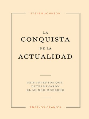 cover image of La  conquista de la actualidad